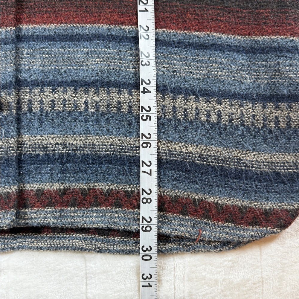 Style New York Vintage Southwestern Wool Blend Striped Jacket Womens 14 Large US - Picture 10 of 13